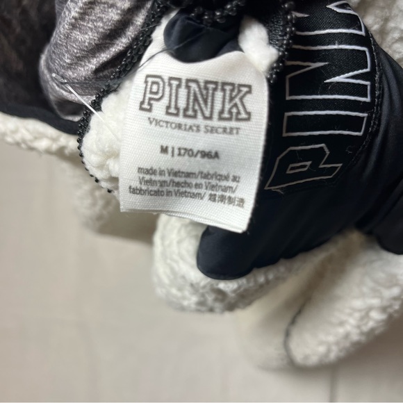 Victoria’s Secret Pink Reversible Sherpa jacket full zip Size M - Picture 3 of 6